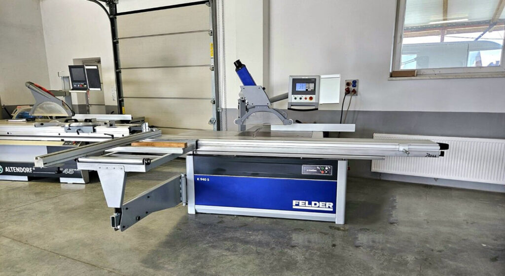 used Felder sliding table saw