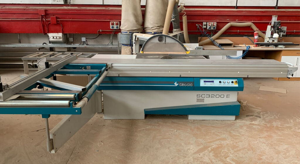 used Griggio sliding table saw