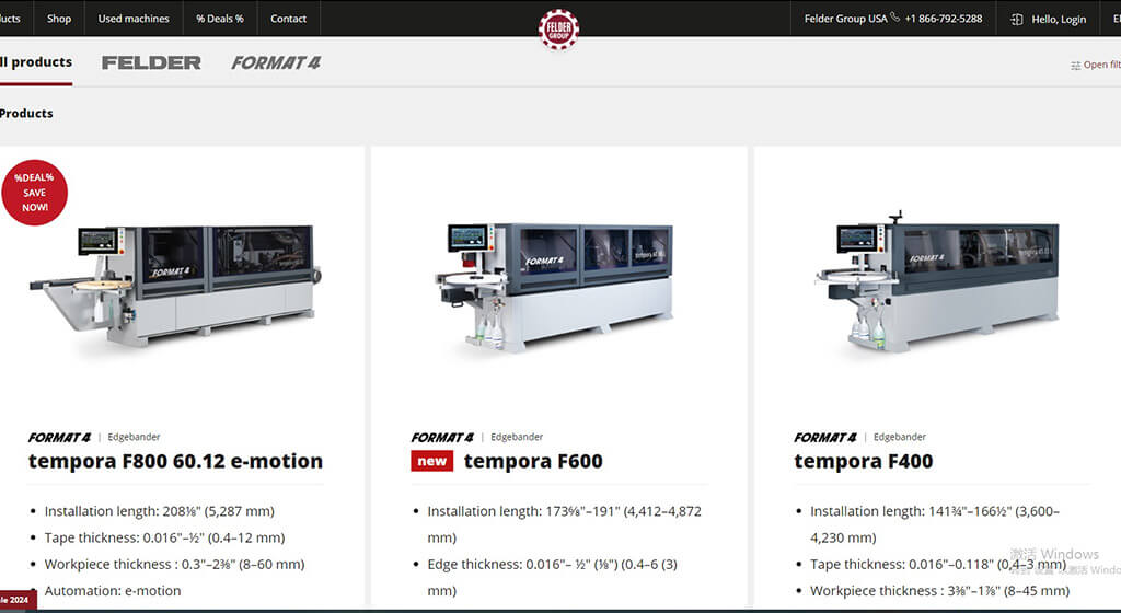 Felder Edge Banding Machine Manufacturer