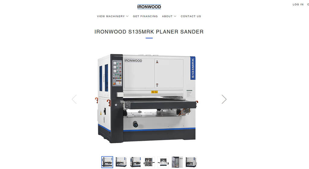 IRONWOOD S135MRK PLANER SANDER